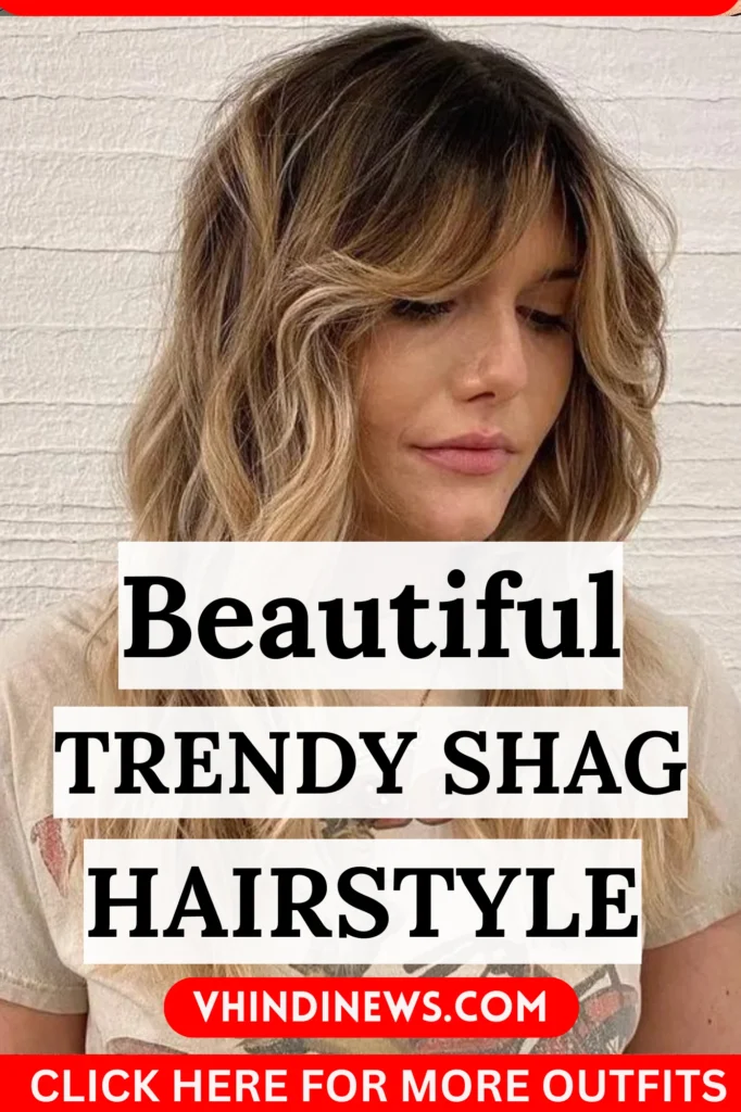 20 Best Shag Hairstyles with Bangs for Every Woman: Trendy Hairstyle 2024