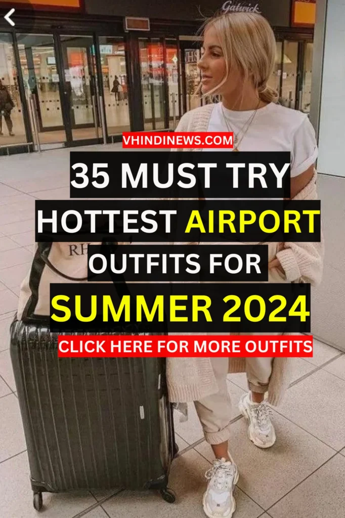 TOP 35 CUTE COMFY AIRPORT OUTFIT IDEAS FOR SUMMER 2024 8