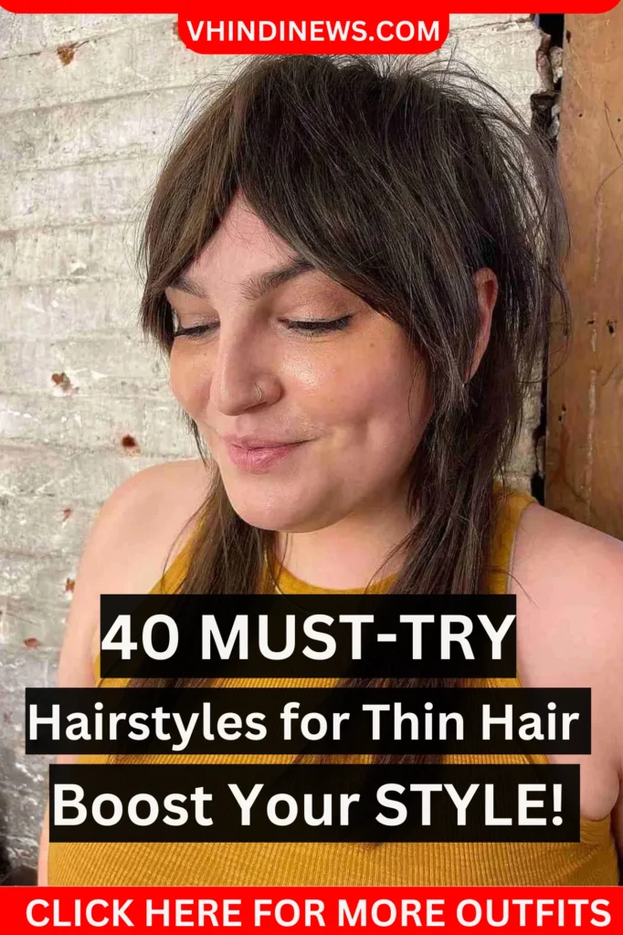 best hairstyles for thin hair