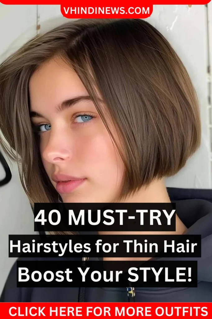 best hairstyles for thin hair