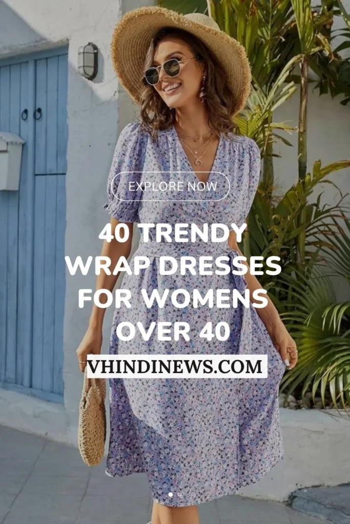 Wrap Dresses for women Over 40