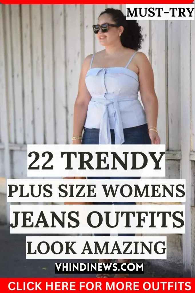 plus size jeans outfits 