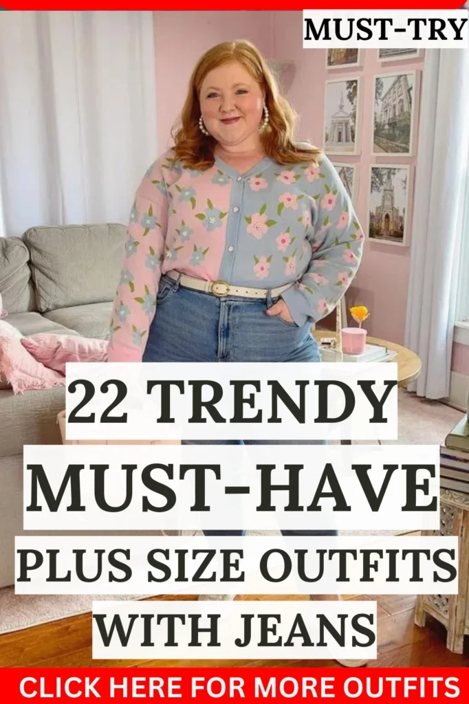 plus size jeans outfits 