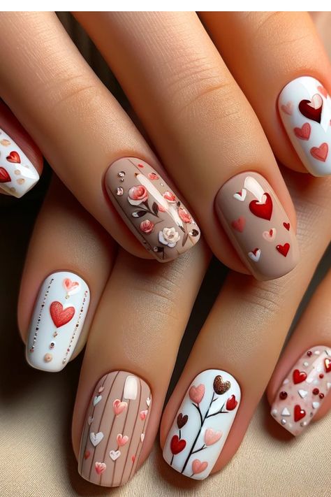 55 Valentines Day Nail Designs1 37