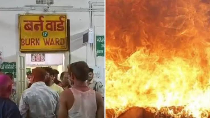 Mahakaal Mandir Bhasma Aarti Fire उजैन मंदिर गर्भ गृह में लगी आग