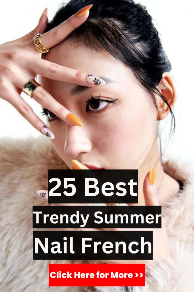 25 Best Trendy Summer Nail French 6 1