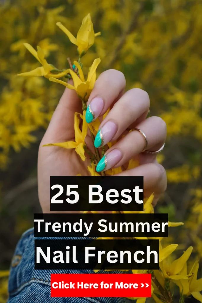 25 Best Trendy Summer Nail French 7 1