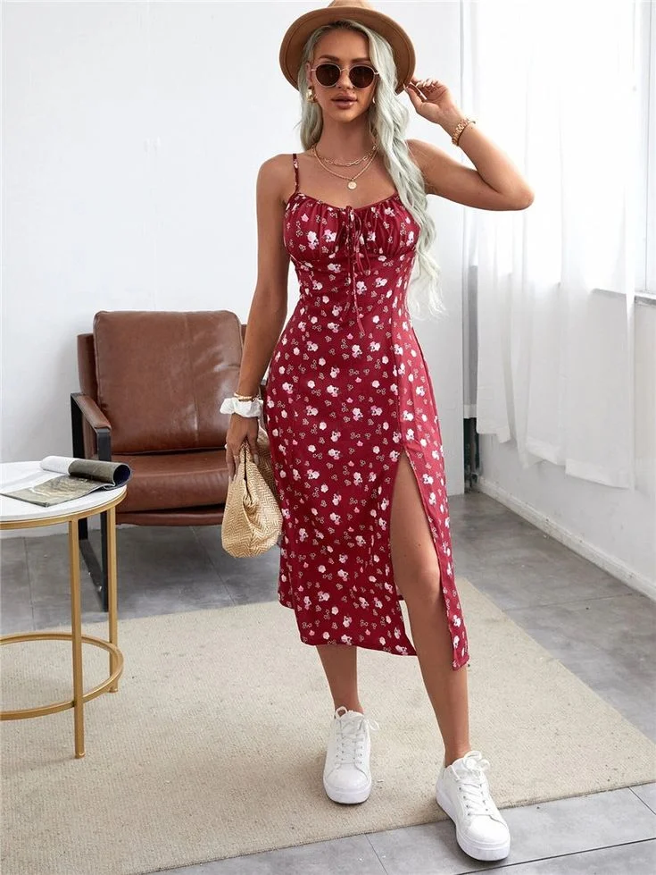 25 Perfect Summer Dresses for Women Over 40 Women Outfits over 40 5