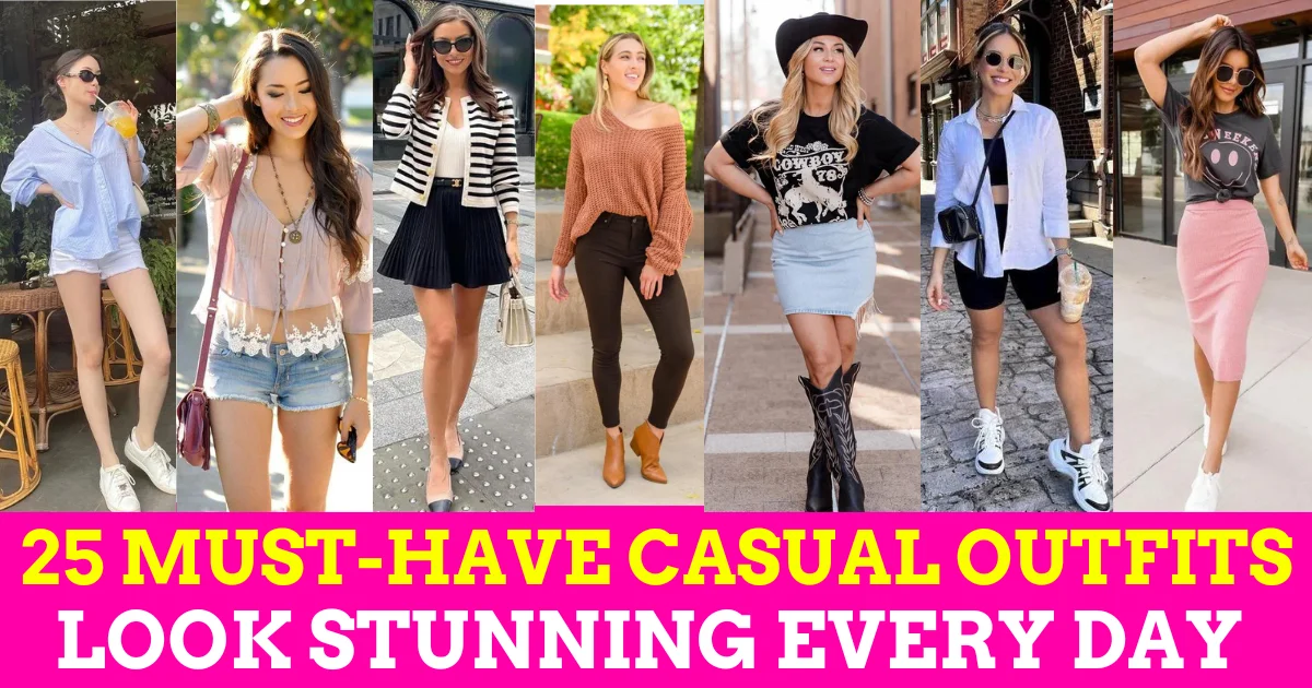 25 Best Casual Outfits for Women: Must-Have Cute Everyday Outfits