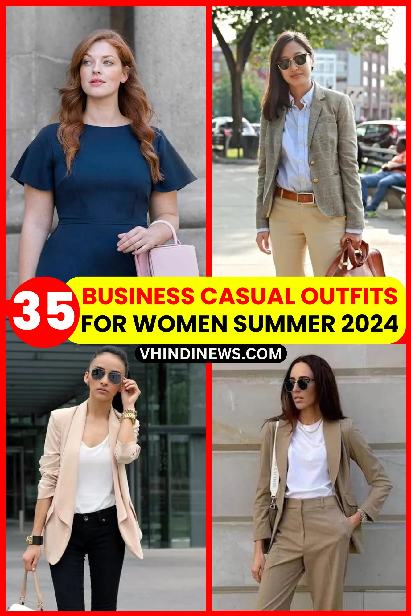 Business Casual Outfits for Women Summer 2024 (Professional Casual ...