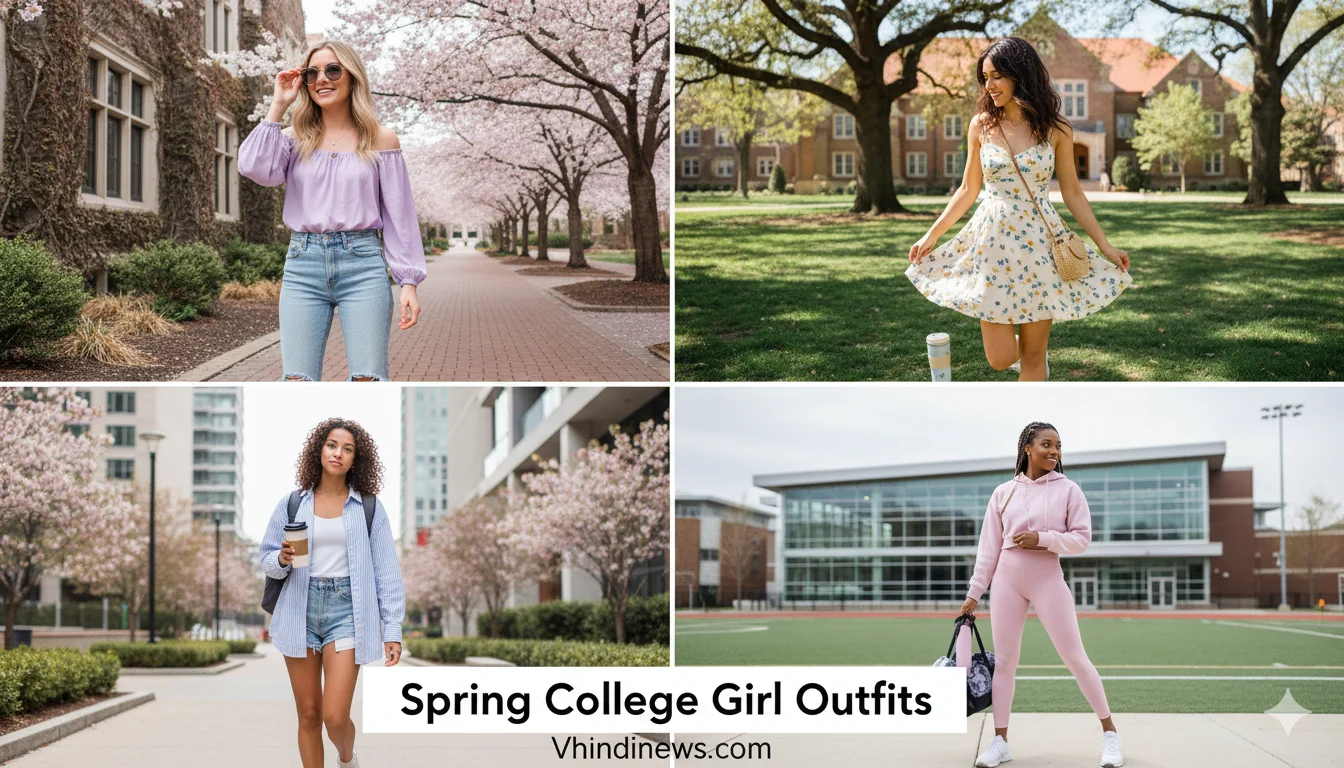 How to Style Spring Outfits for College Women: 46 Best Spring College Girl Outfits