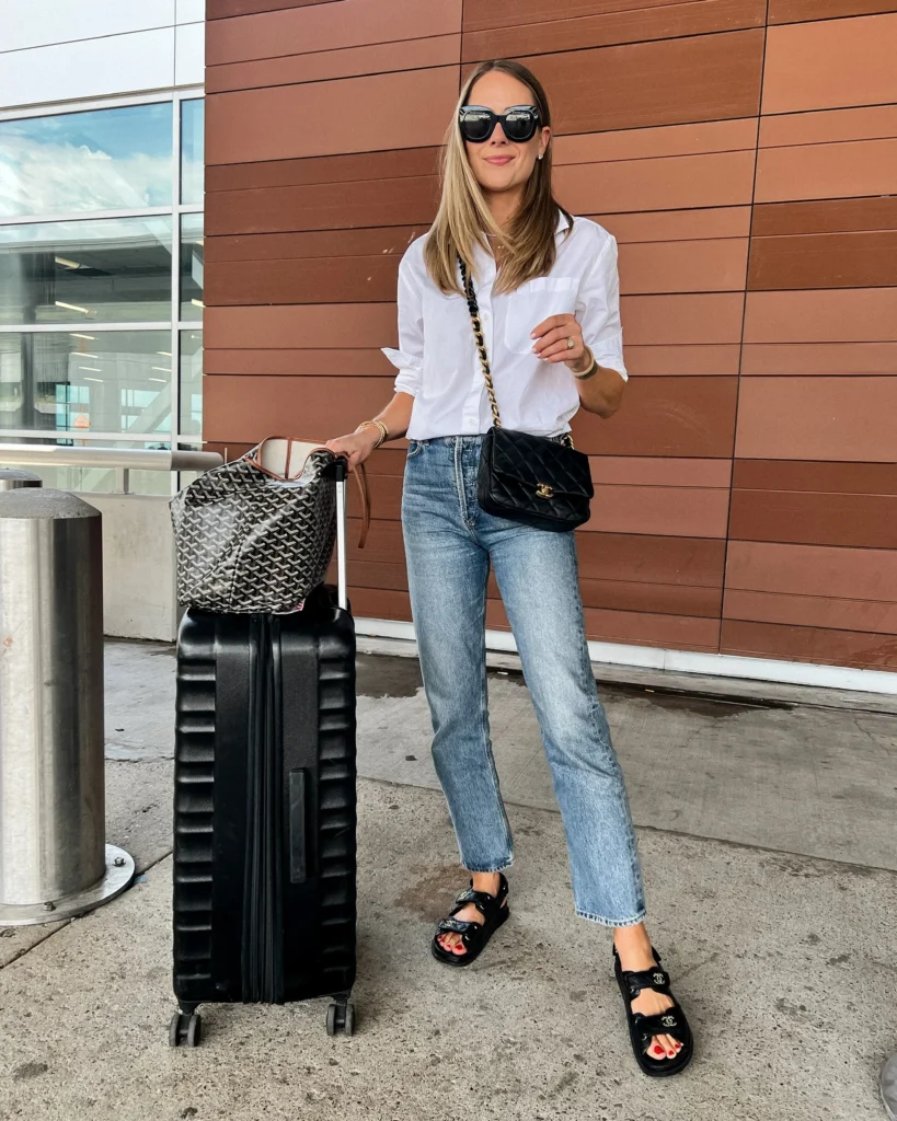 How To Dress For Airport Top 25 Airport Outfits For Long Flights vhindinews 7