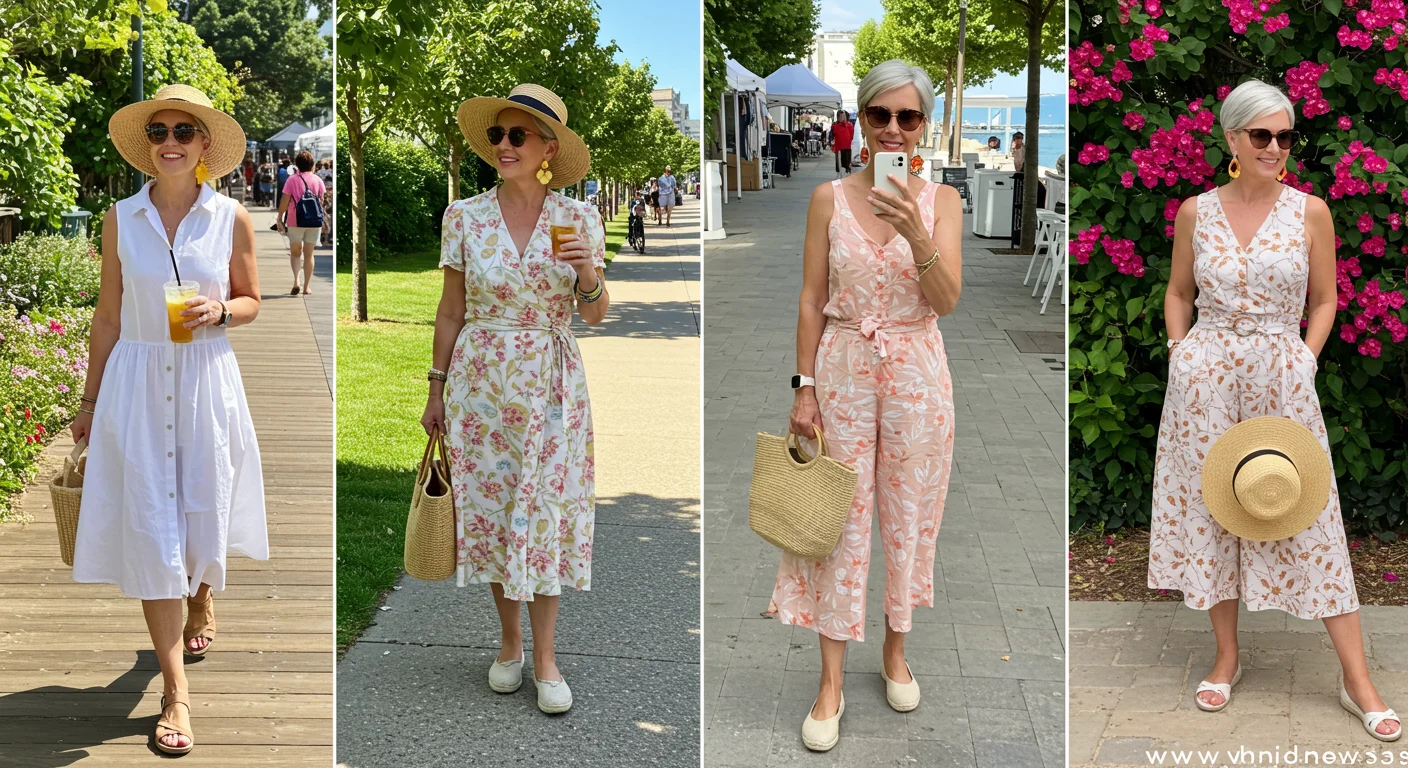 Top 30 Best Summer Outfits for Women Over 50 – Discover Ageless Amazing Style!