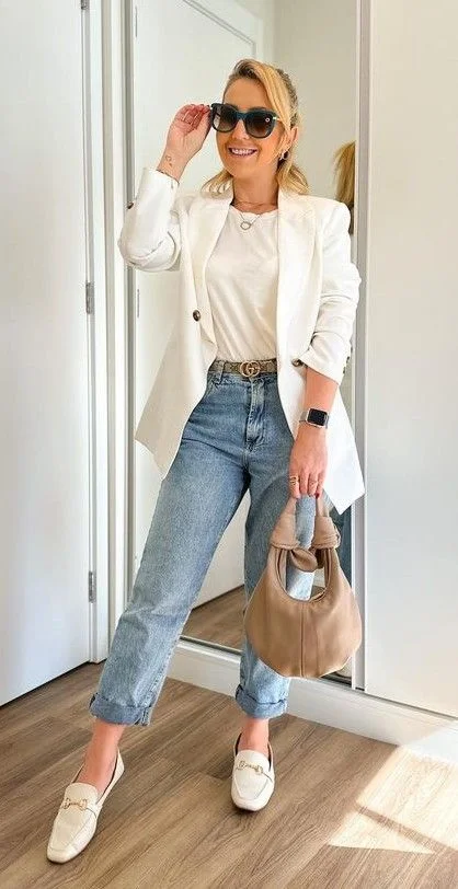 Top 25 Womens Business Casual Outfits with Jeans Effortlessly Stylish for the Office vhindinews 3 1