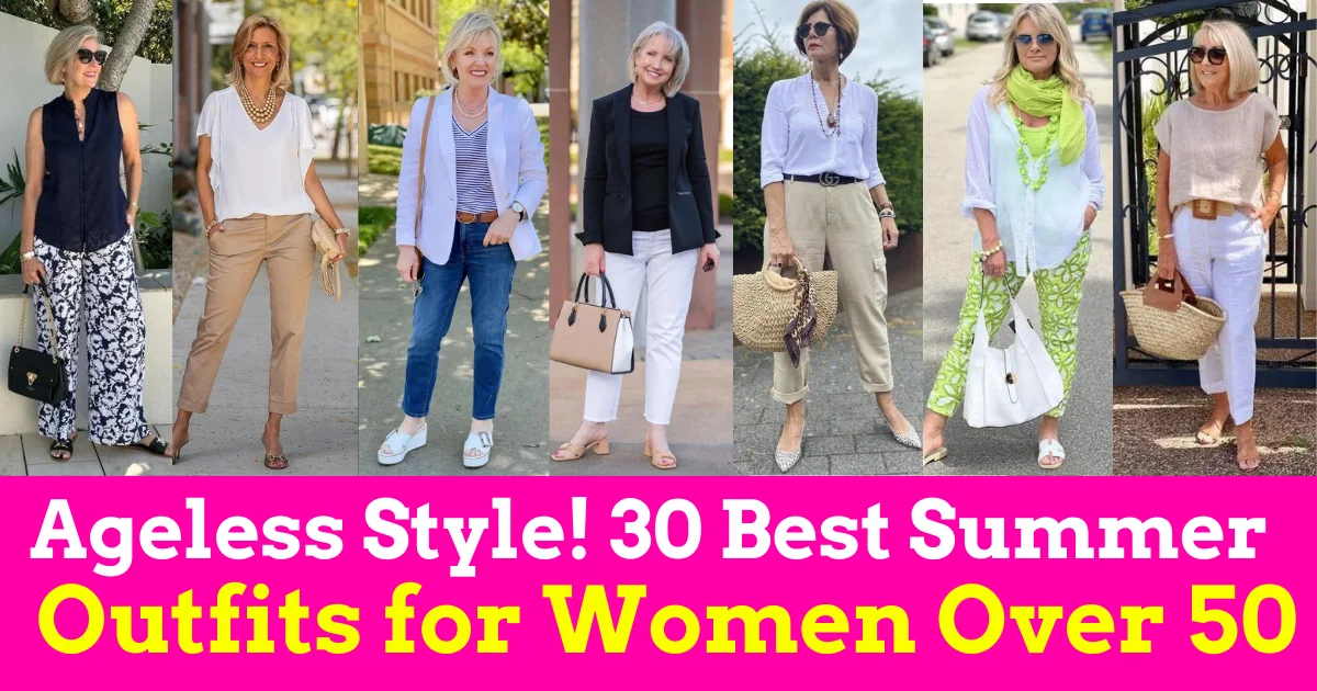 Top 30 Best Summer Outfits for Women Over 50 – Discover Ageless Style!