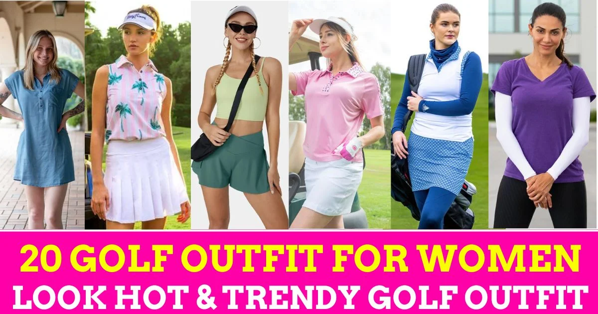 20 Chic and Comfortable Golf Outfit for Women: Trendy Sports Outfits