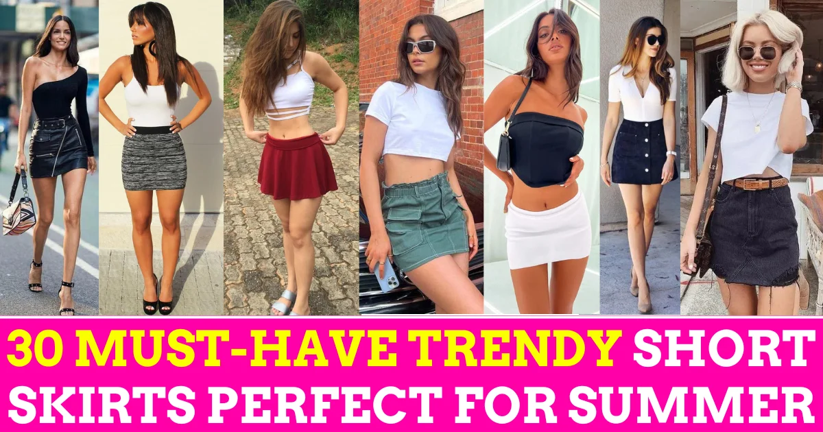 30 Short Chic Skirts for Women Perfect for Summer: Explore Cute Trendy Short Chic Skirts