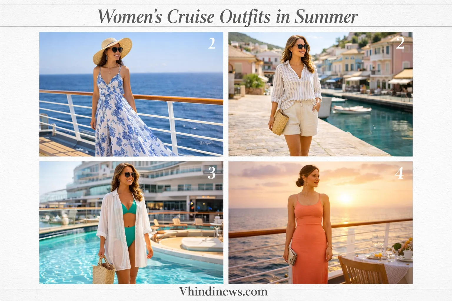 What to Wear on a Cruise Vacation: 41 Best Women’s Cruise Outfits in Summer