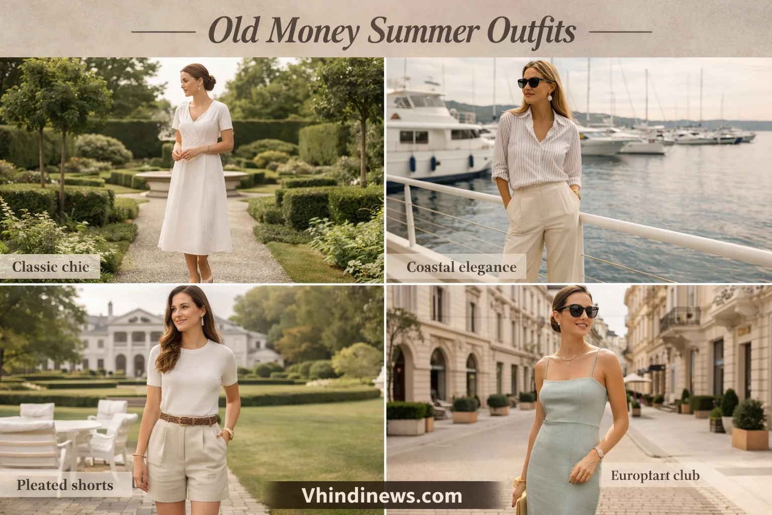 45 Old Money Summer Outfits: What to Wear to Look Luxury & Rich Women in Summer 2026