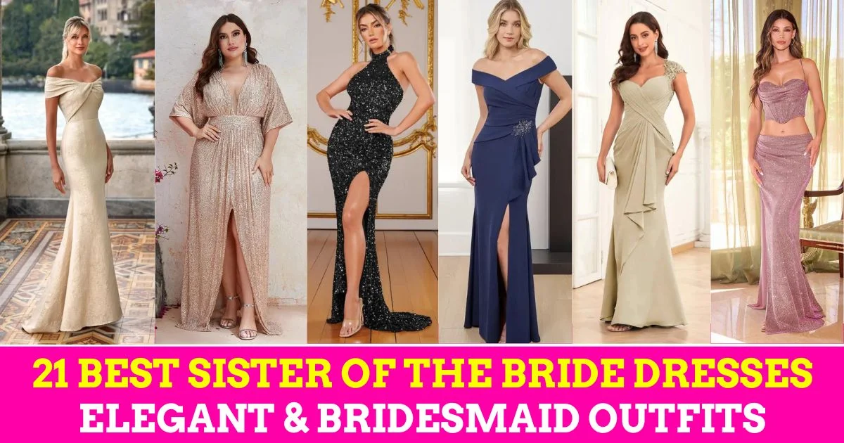 21 Best Sister of the Bride Dresses for Wedding: Elegant and Stylish Bridesmaid Outfits