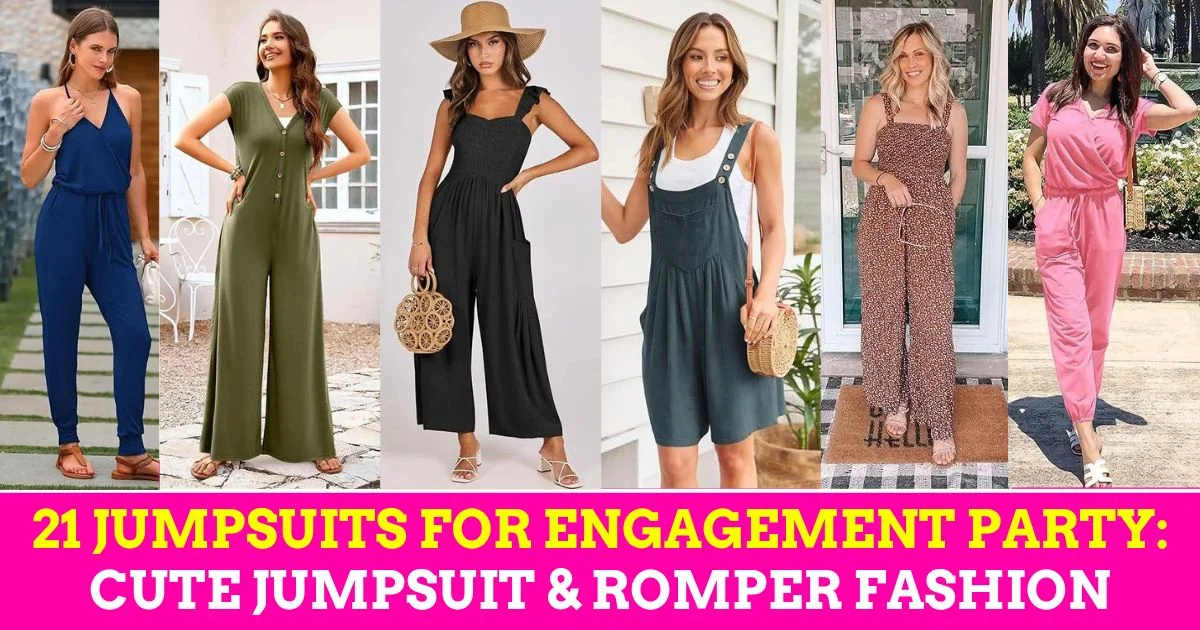 21 Best Jumpsuits for Engagement Party: Cute Women’s Jumpsuit & Romper Fashion