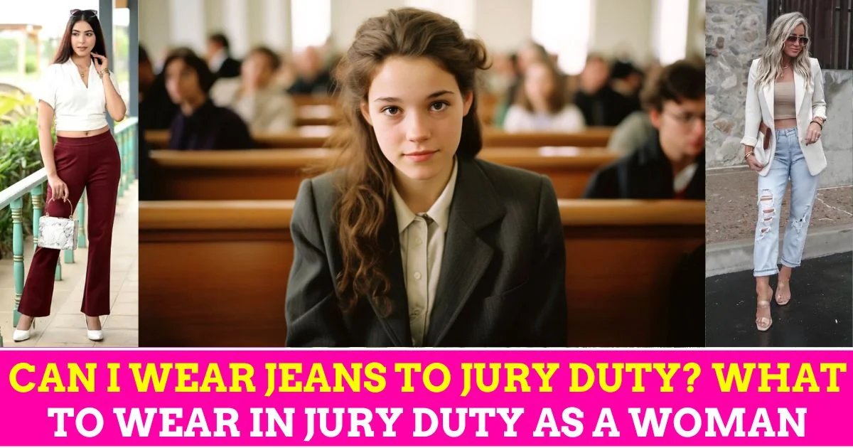 Can I Wear Jeans to Jury Duty? What to Wear in Jury Duty as a Woman