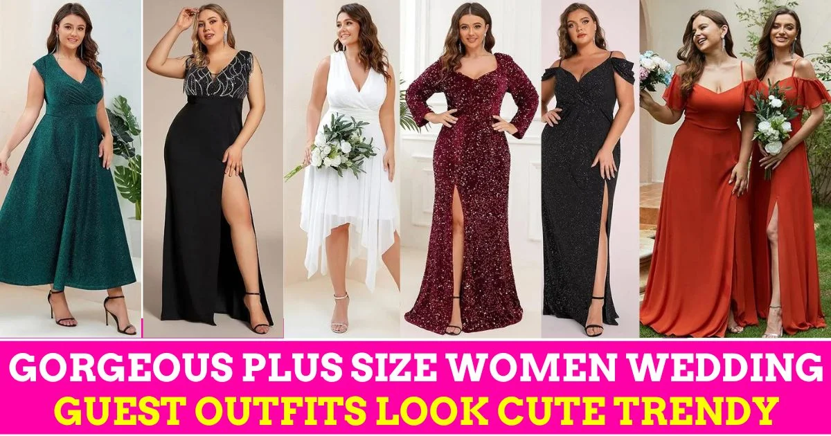 21 Gorgeous Plus Size Women Wedding Guest Outfits: Stunning Outfits for Curvy Women