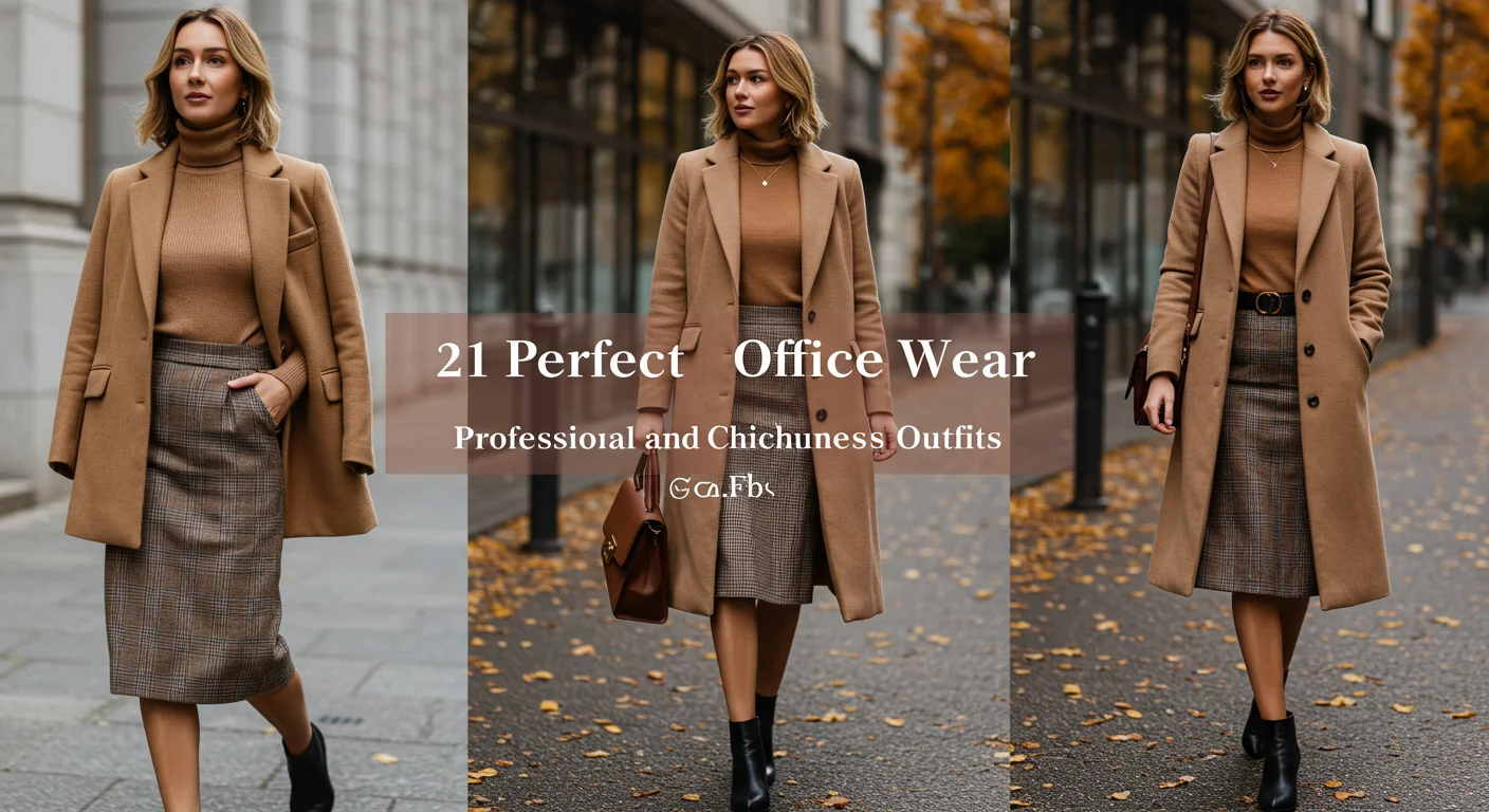 21 Perfect Autumn Office Wear: Professional and Chic Business Outfits for Fall Season