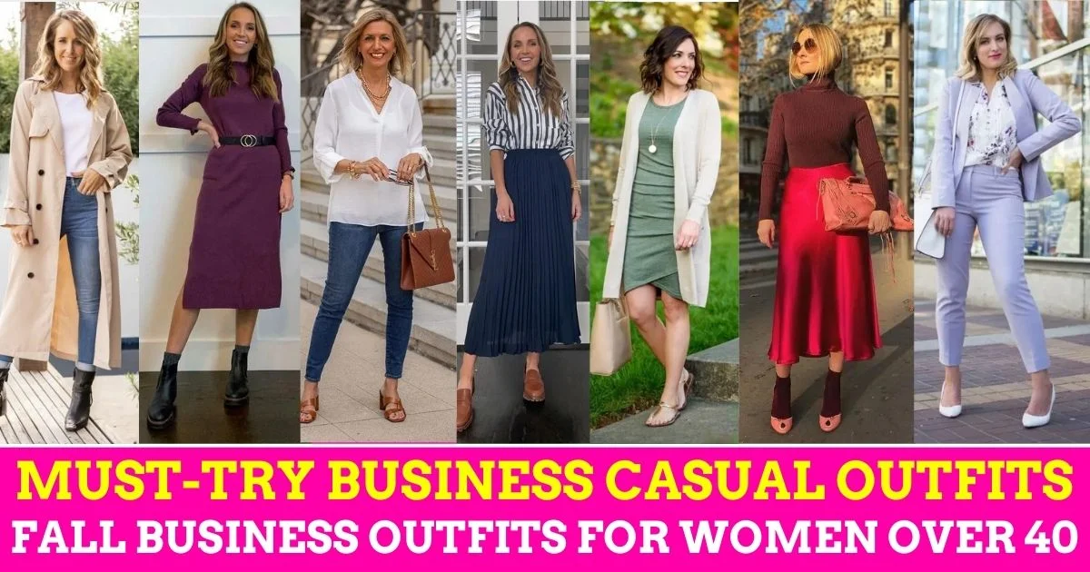 Fall Business outfits for womens over 40