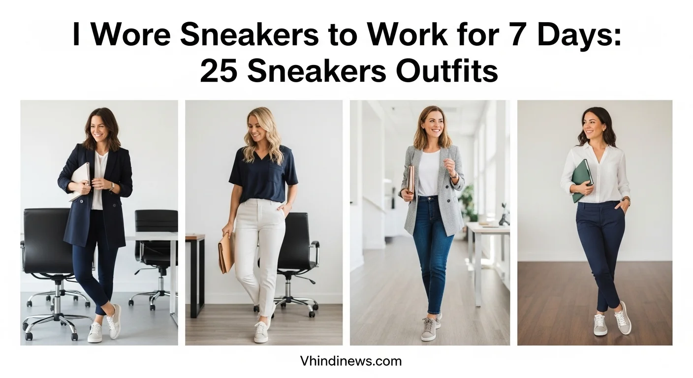I Wore Sneakers to Work for 7 Days—Here’s How My Boss Reacted + 25 Business Casual Outfits with Sneakers