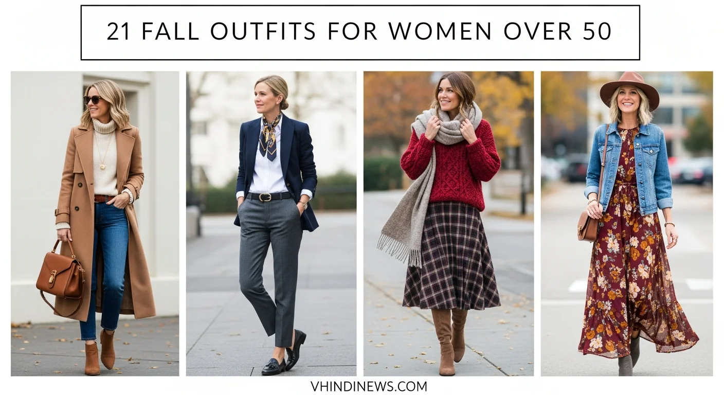 51 Best Fall Outfits for Women Over 50: Fall to Winter 50s Women Outfits