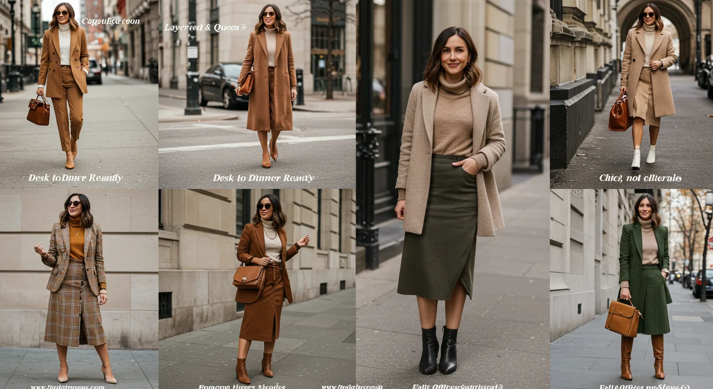 How to Build a Fall Capsule Wardrobe: 21 Best Fall Business Casual Outfits for Women