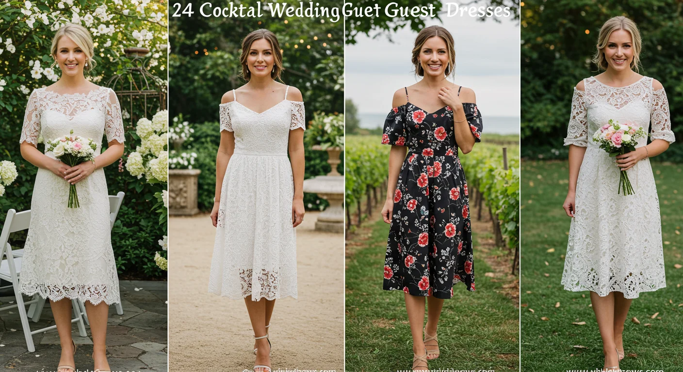 How to Choose Best Women’s Cocktail Wedding Dress for Guest: 24 Cocktail Wedding Guest Dress