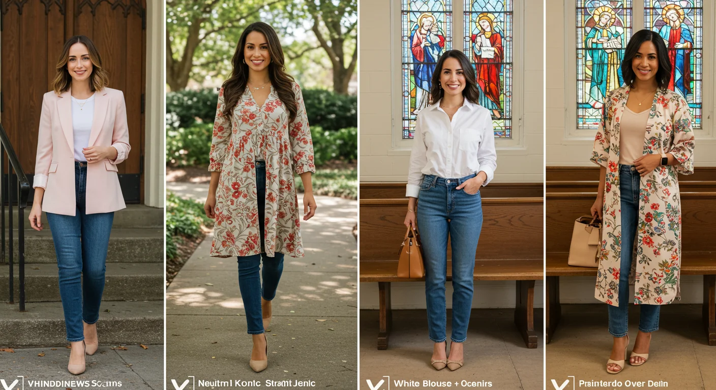 Can You Wear Jeans to Church on Sunday? 21 Best Outfits to Wear with Jeans for Church
