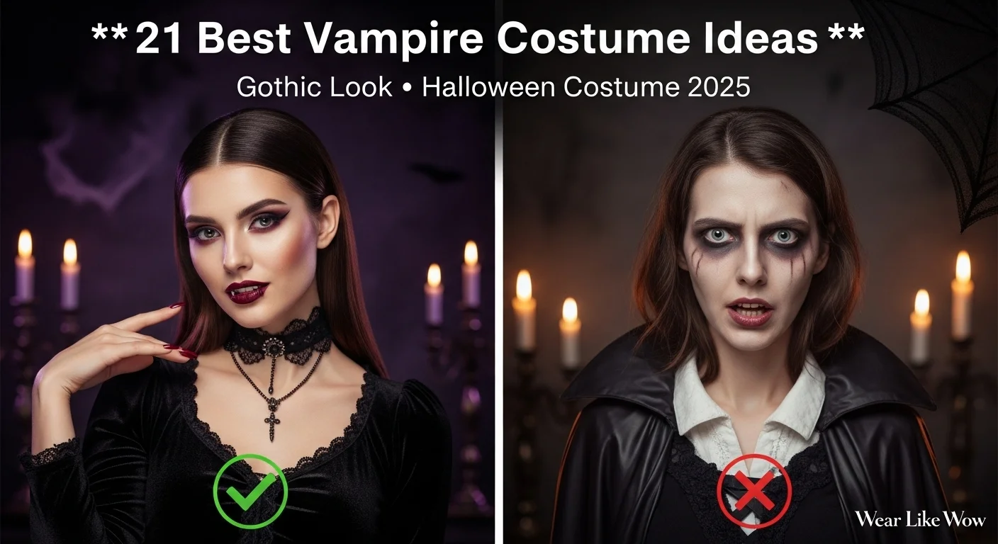 21 Best Vampire Costume Aesthetic Ideas for a Gothic Look: Halloween Costume 2025