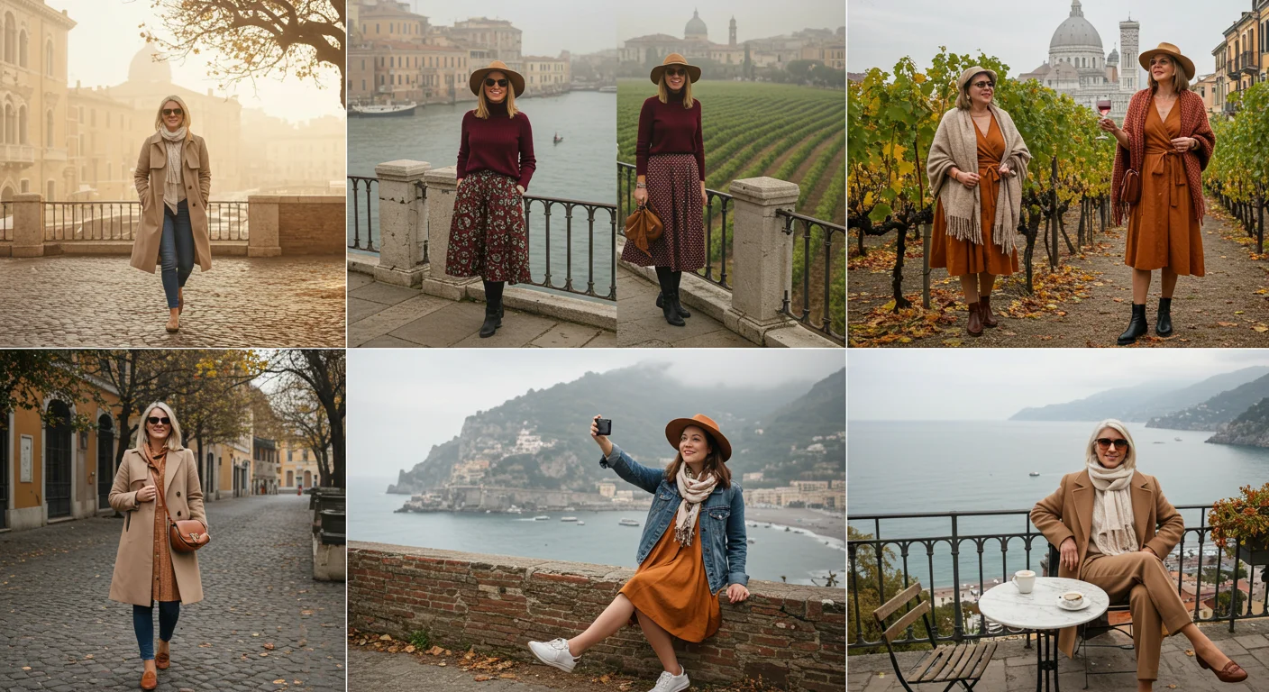 What to Wear in Italy in Fall: 42 Fall Outfits to Wear in Italy: Fall Trend 2025