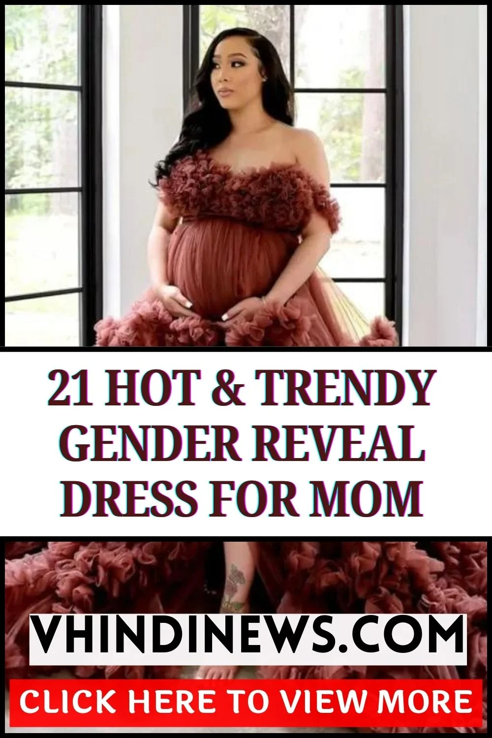 21 Hot & Trendy Gender Reveal Dress for Mom: Best Gender Reveal Mother Dress