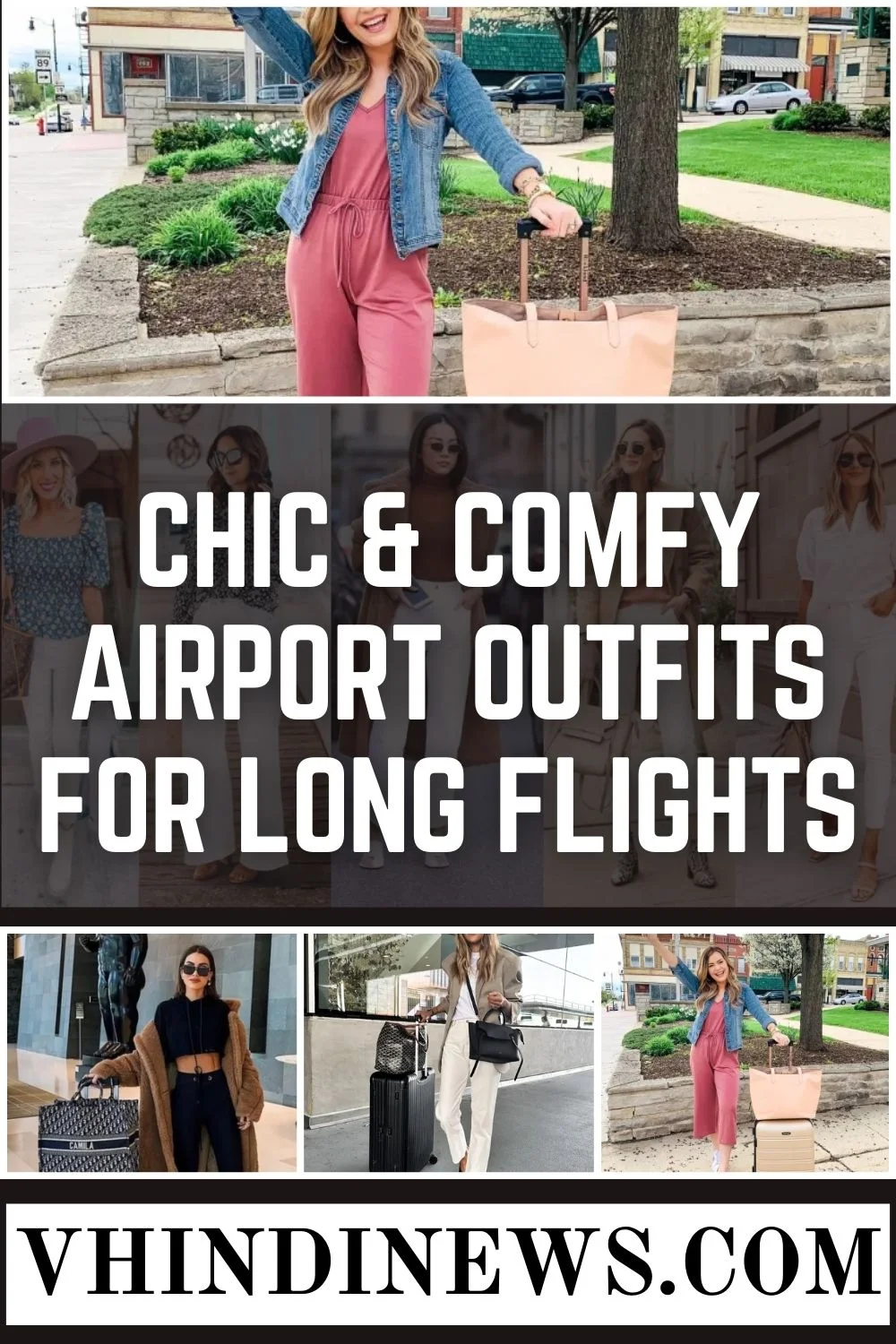 Chic and Comfy Airport Outfits for Long Flights 9