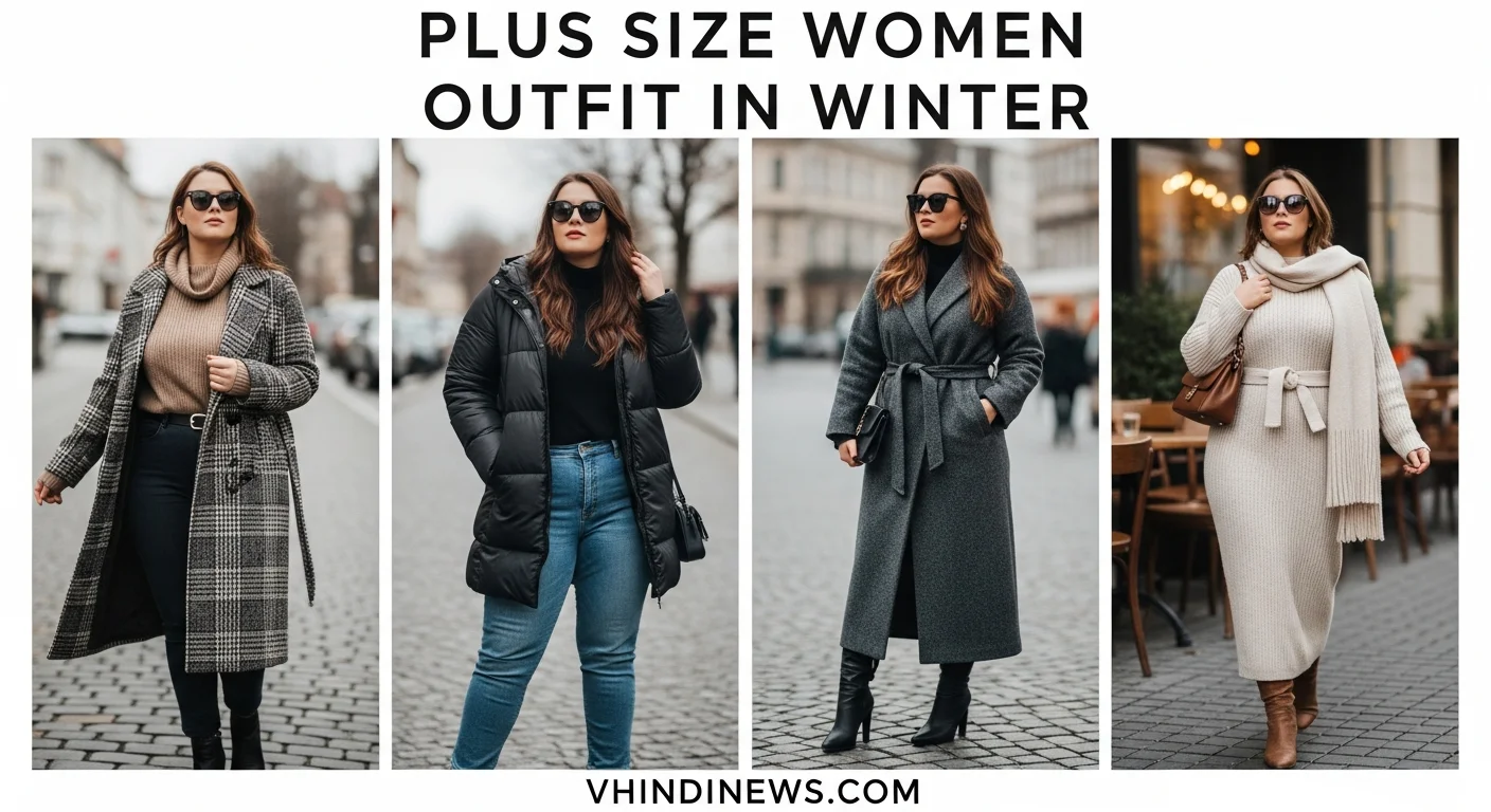 What to Wear for Plus Size Women Outfit in Winter: 35 Best Winter Outfit for Curvy Women
