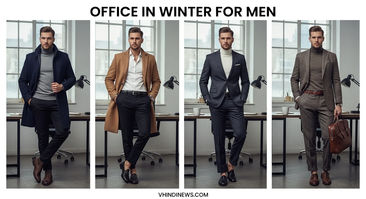 What to Wear for Office in Winter for Men: 42 Business Casual Outfits for Men in Winter