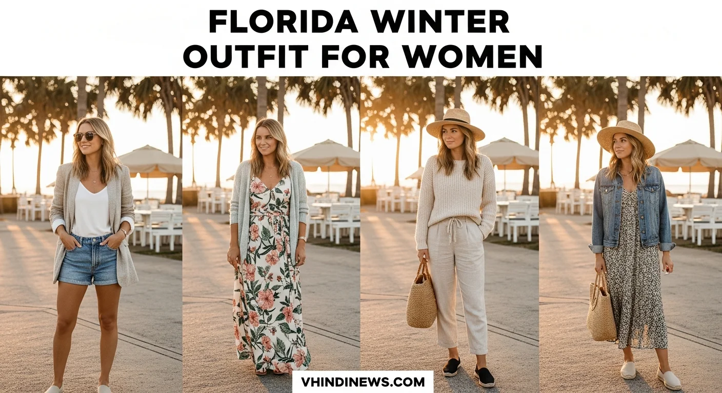What to Wear in Winter in Florida: 48 Best Florida Winter Outfit for Women