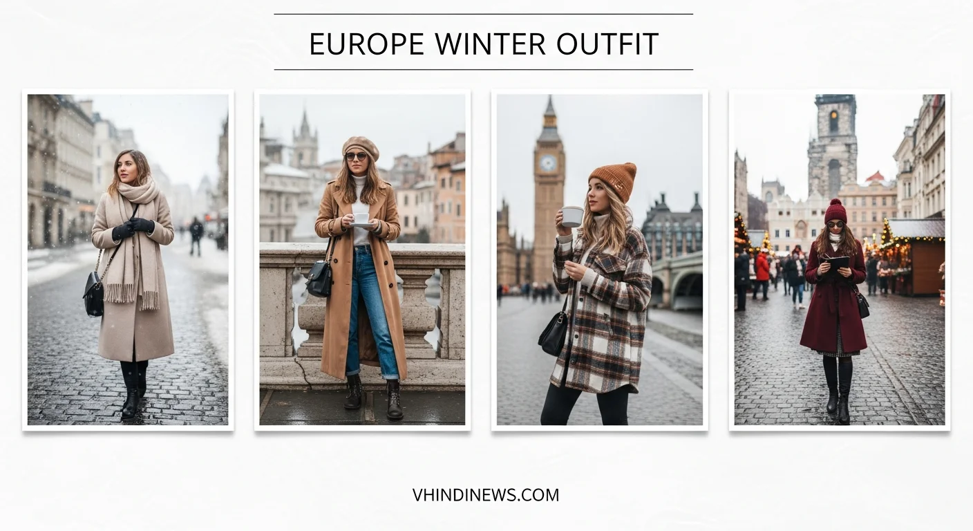 What to Wear in Winter in Europe: 63 Best Europe Winter Outfit for Women