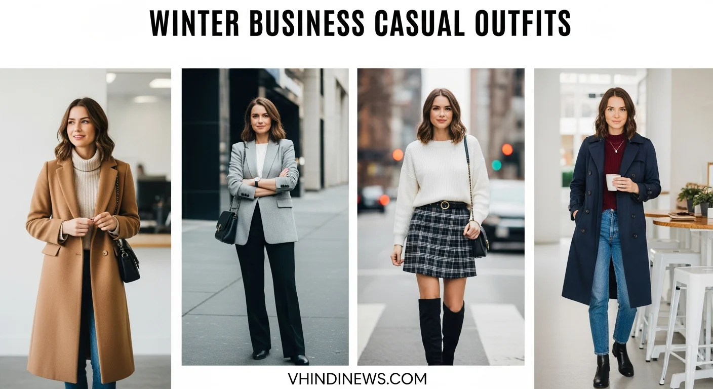 How to Dress for Office in Winter: 46 Best Winter Business Casual Outfits for Women