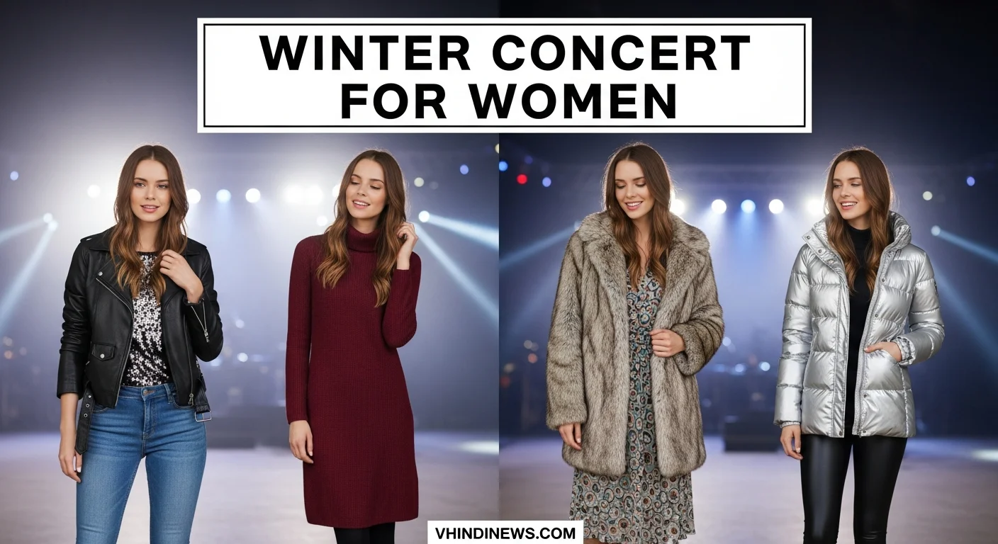 What to Wear in a Winter Concert for Women: 46 Best Winter Concert Outfits for Women