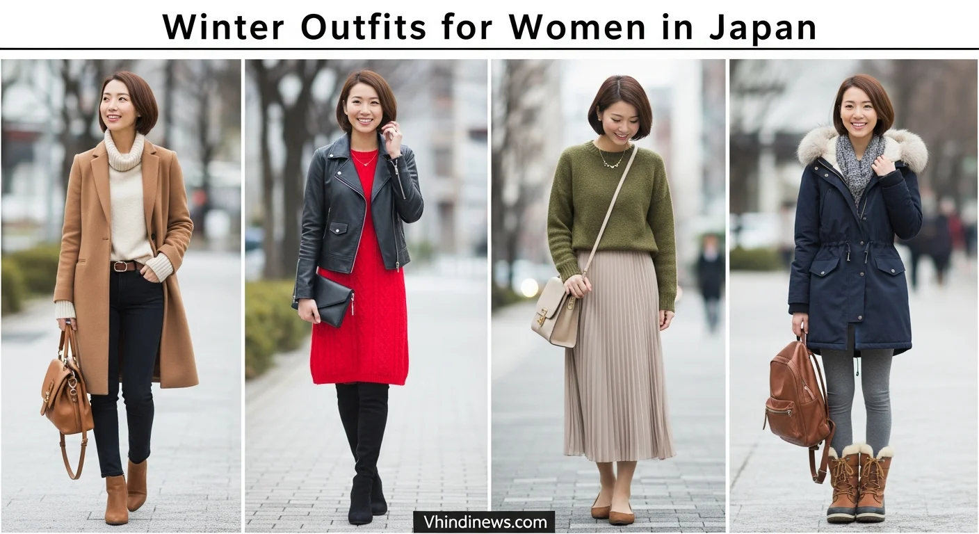 What to Wear in Winter in Japan: 42 Best Winter Outfits for Women in Japan