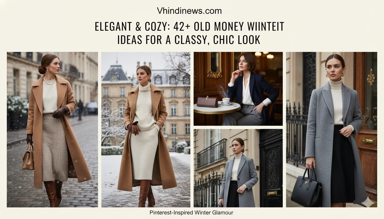 Elegant & Cozy: 42+ Old Money Winter Outfit Ideas for a Classy, Chic Look