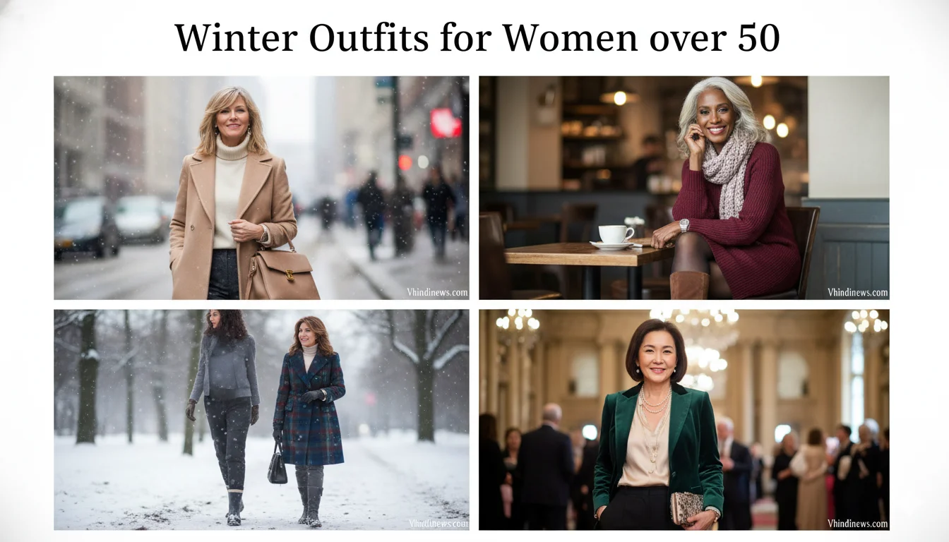 What to Wear in Winter for Women Over 50: 31 Best Winter Outfit for Women over 50 – 60