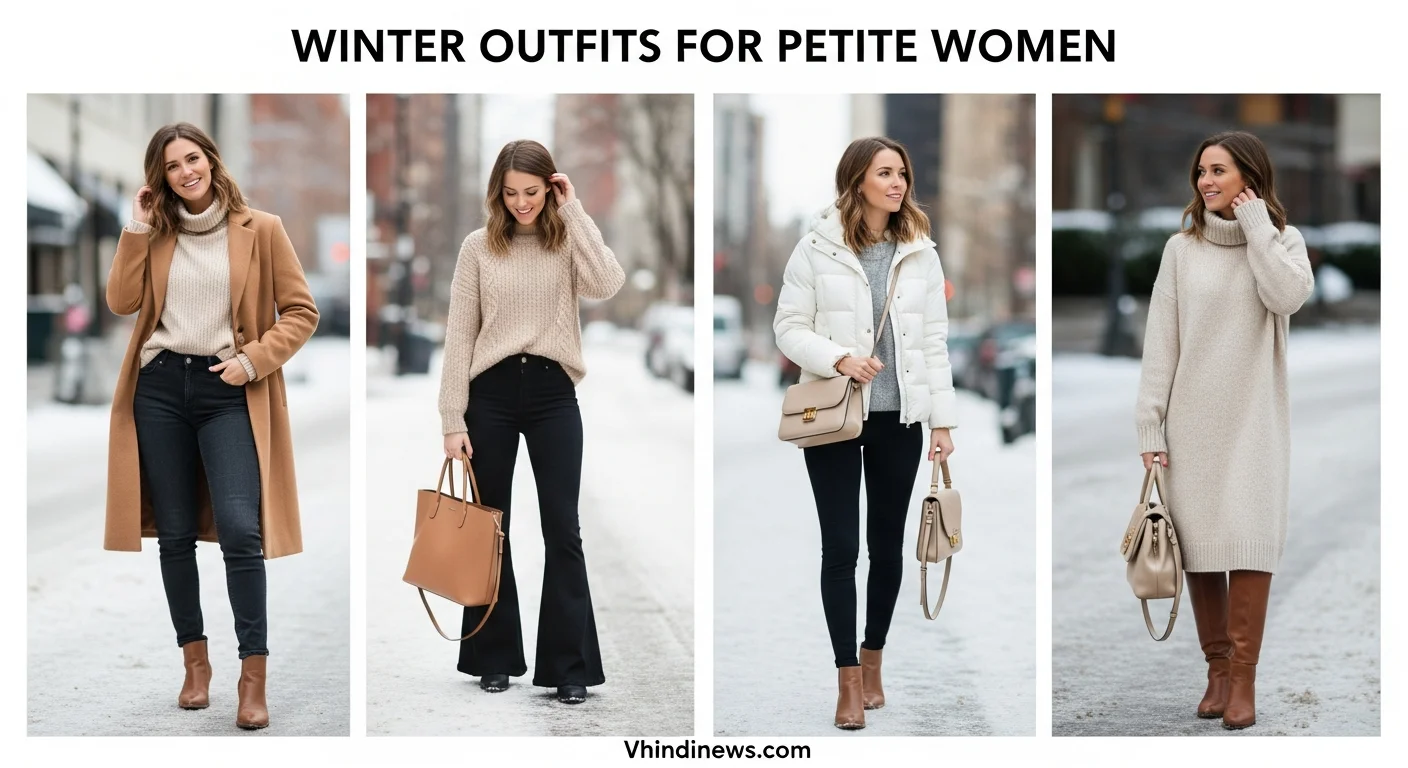 What to Wear in Winter Outfit for Petite Women: 42 Stunning Trendy Winter Outfits for Petite Women