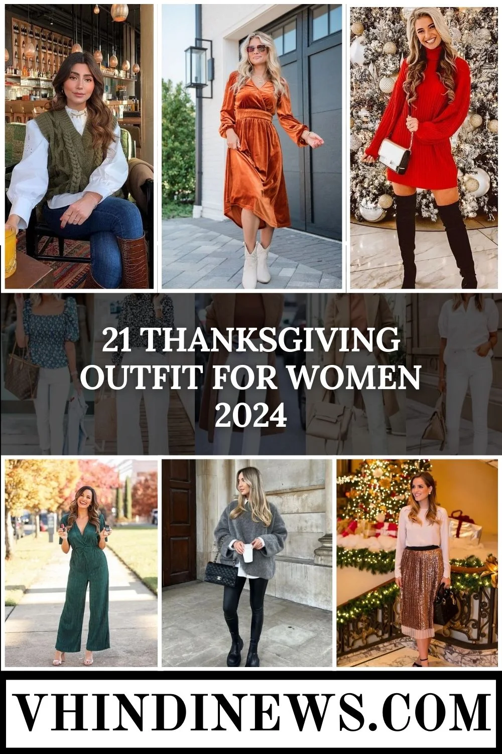 What to Wear in Thanksgiving for Women: 21 Thanksgiving Outfit for Women 2025