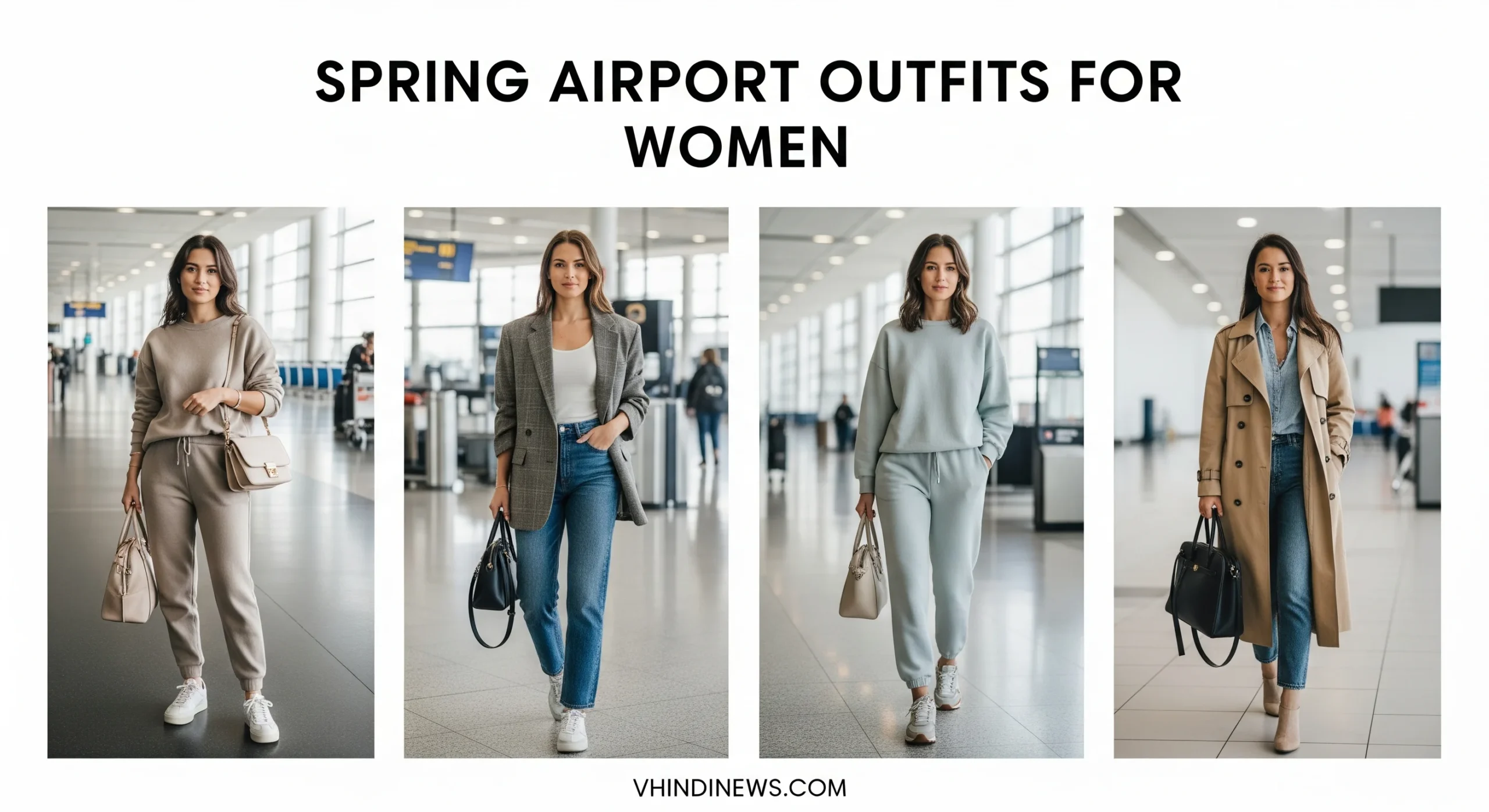 What to Wear in Airport in Spring for Women: 63 Best Spring Airport Outfits for Women